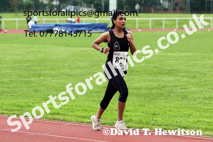 Women and Girls 1500 metres, 2021 North Eastern Track and Field Champs., Middesbrough. Photo: David T. Hewitson/Sports for All Pics